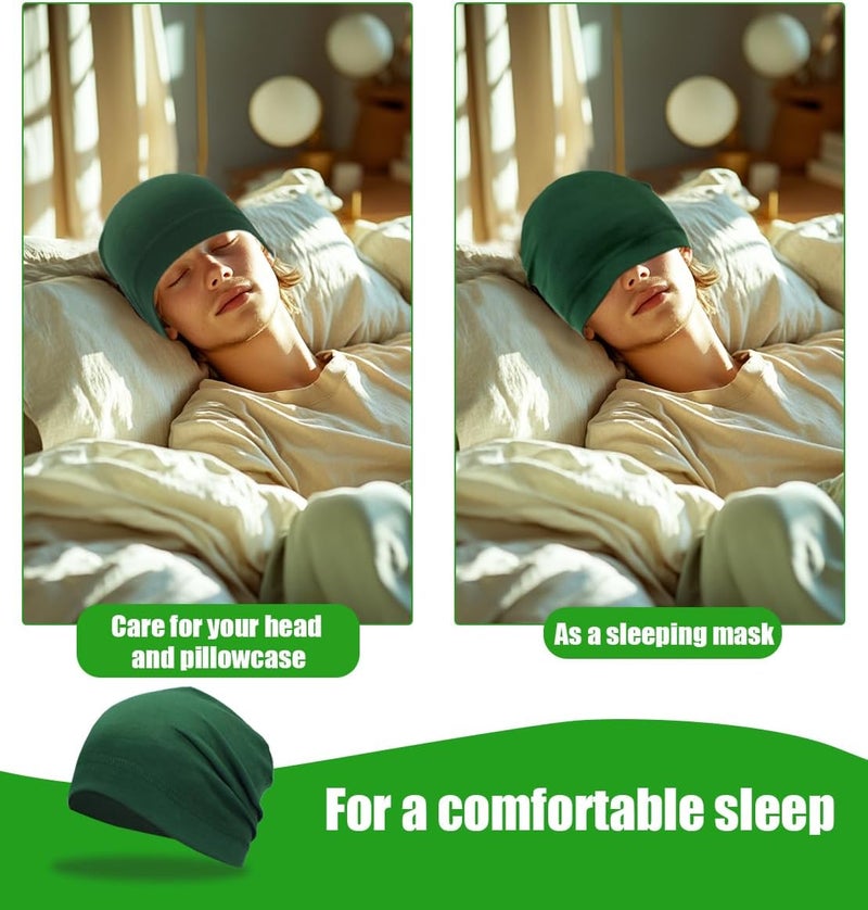 SRLLBBY Lightweight Cotton Beanie, Breathable Thin Sleep Hats, Skull Caps for Running Cycling Hiking Fishing - Image 4